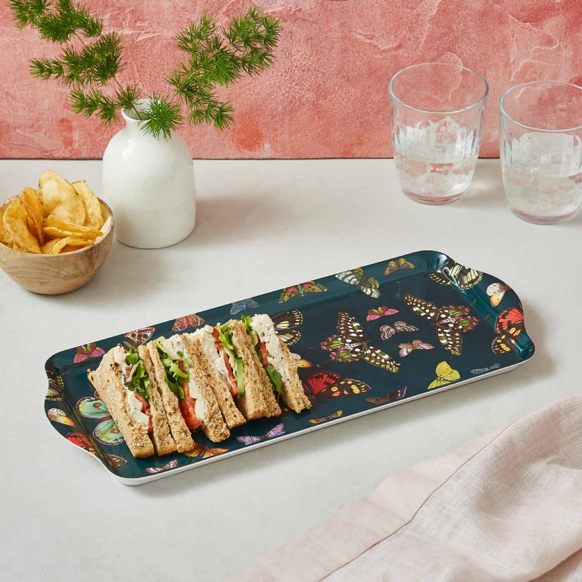 Botanic Garden Harmony Melamine Sandwich Tray image number null